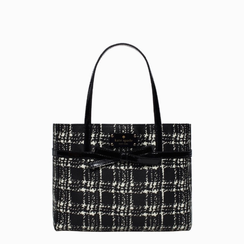 Kate Spade Belleville Helena Plaid tote